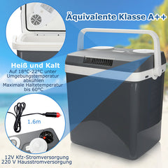 Kühlbox 12V DC Mini-Kühlschrank Thermobox für Auto Kühltasche 24-40L