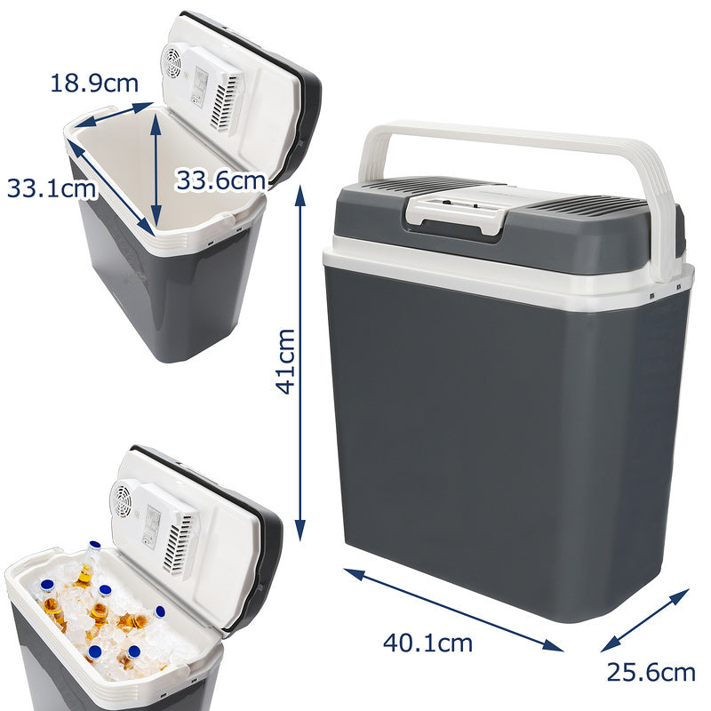 Kühlbox 12V DC Mini-Kühlschrank Thermobox für Auto Kühltasche 24-40L