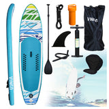 Surfboard 3-teiliges Aufblasbares Sup Board mit Pumpe 305-330cm Kajak-Sitz