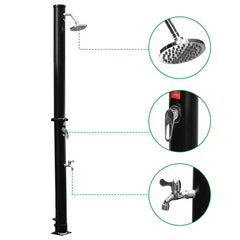 Solarduschsäule Garten / Pool / Außendusche Einstellbarer Duschkopf