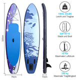 SWANEW Surfboard Set SUP Board Kajak-Sitz Stand Up Paddle Fortgeschrittene 305-330cm