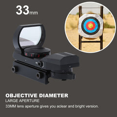 Scharfschützenvisier Holografisches Zielfernrohr Rotes Licht Grünes Licht
