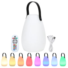 Swanew led tragbares rundes nachtlicht tragbare straßenlaterne gartendekoration