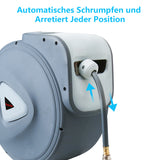 SWANEW Schlauchaufroller Automatik Trommel Wasserschlauch Druckluftschlauch 10/20/30m Druckluftschlauch Aufroller Schlauchtrommel Wasser