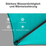 Sonnenschirm Ø 350 cm Gartenschirm Terrassenschirm Sonnenschutz UV 40+