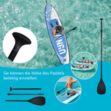 SWANEW Surfboard Set SUP Board Kajak-Sitz Stand Up Paddle Fortgeschrittene 305-330cm