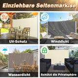Sichtschutz für Gartenbalkone Ausziehbarer Sonnenschutz-Sichtschutz  1.8M*3M