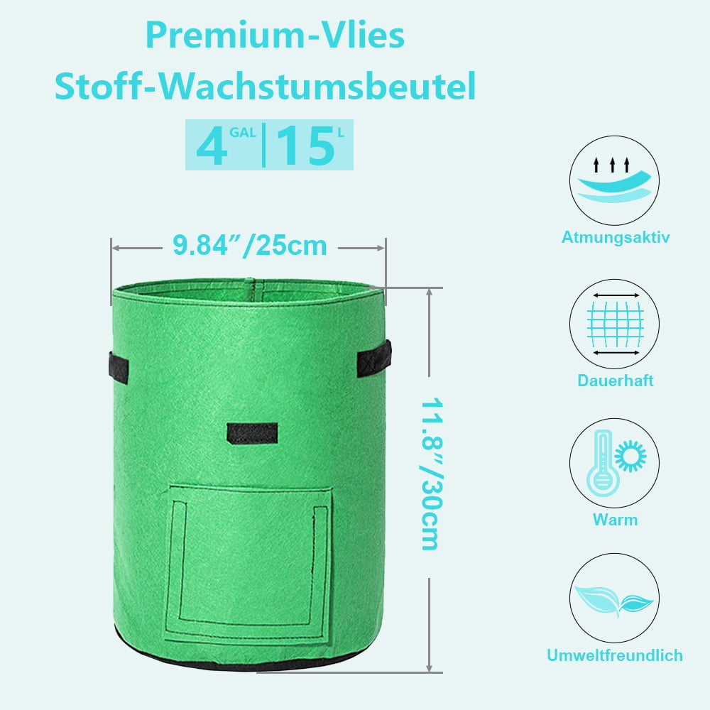 Garten Pflanze wachsen Säcke 2 Pack Kartoffel wachsen Säcke