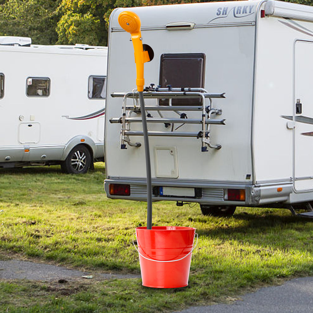 SJLERST Tragbare Dusche, Wassersparende Campingdusche, Einfach zu Tragen,  um Haustiere zu Reinigen