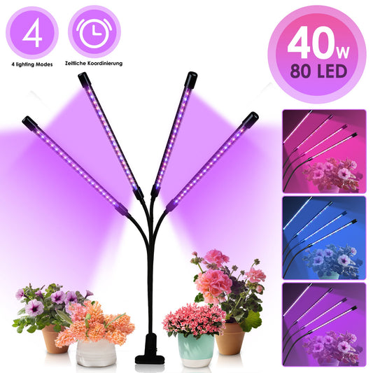 40W/30W 4/3 Köpfe LED Pflanzenlampe