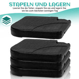 SWANEW Sonnenschirmständer Schirmständer Ständer Schirmhalter 4er-Set Quad für für Ampelschirm befüllbar
