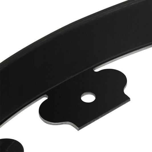 SWANEW 10x Rasenkante Mähkante Beeteinfassung Rasenkantenband Kunststoff